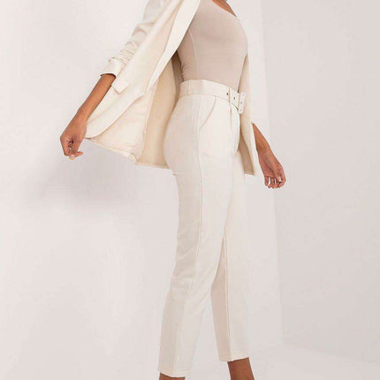 Sophisticated High-Waisted Chino Pants for Women: Effortless Elegance - Très Elite