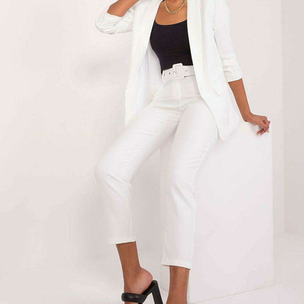 Sophisticated High-Waisted Chino Pants for Women: Effortless Elegance - Très Elite