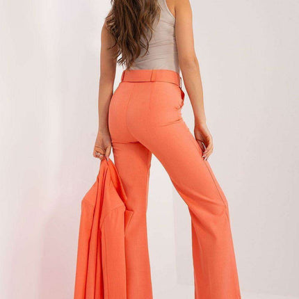 Sophisticated High Waisted Flared Trousers For Women - Très Elite