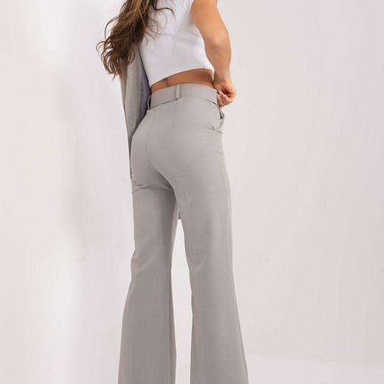 Sophisticated High Waisted Flared Trousers For Women - Très Elite