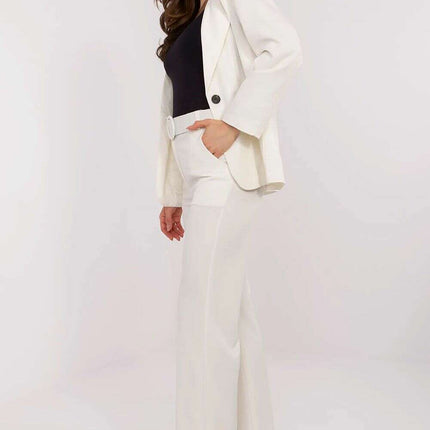 Sophisticated High Waisted Flared Trousers For Women - Très Elite