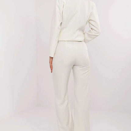 Sophisticated High Waisted Flared Trousers For Women - Très Elite