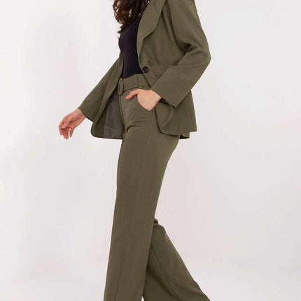 Sophisticated High Waisted Flared Trousers For Women - Très Elite