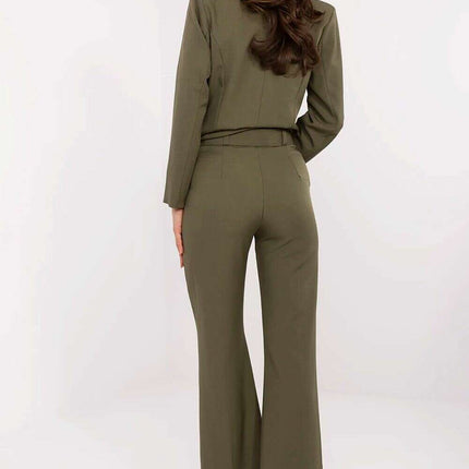 Sophisticated High Waisted Flared Trousers For Women - Très Elite
