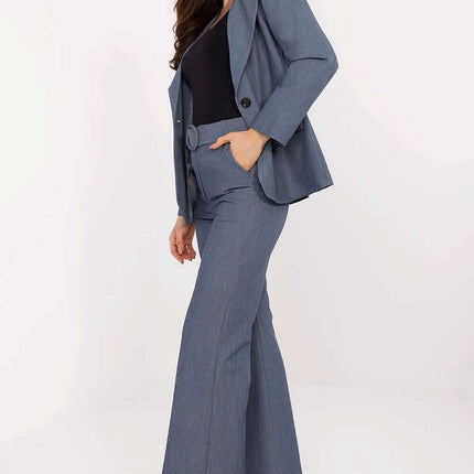 Sophisticated High Waisted Flared Trousers For Women - Très Elite