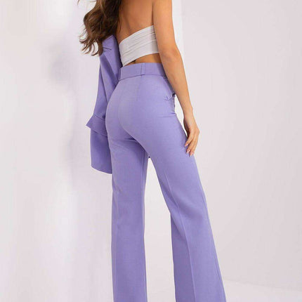 Sophisticated High Waisted Flared Trousers For Women - Très Elite