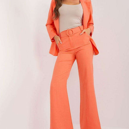 Sophisticated High Waisted Flared Trousers For Women - Très Elite