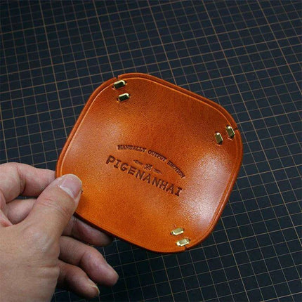 Sophisticated Italian Leather Desk Organizer - Stylish Storage for Your Essentials- Très Elite- Très Elite