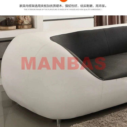 Sophisticated Italian Leather Modern Lounge Seating - Très Elite