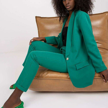 Sophisticated Italy Moda Classic Button Up Coat For Women - Très Elite