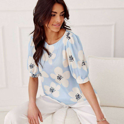 Sophisticated Jenna Buffet Sleeve Top - Très Elite