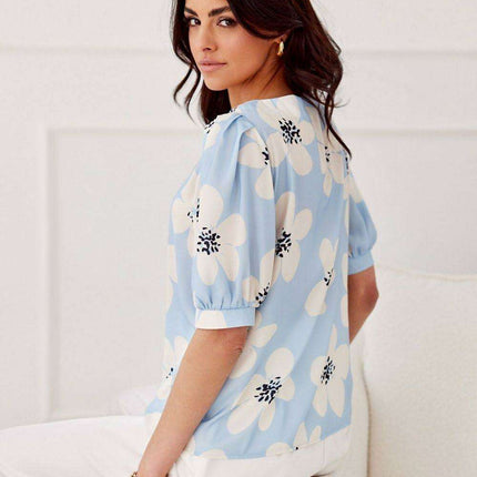 Sophisticated Jenna Buffet Sleeve Top - Très Elite