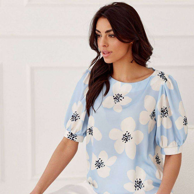 Sophisticated Jenna Buffet Sleeve Top