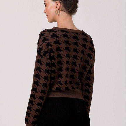 Sophisticated Knit Cardigan: Elegant Button-Up Sweater for Layering - Très Elite