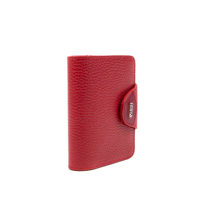 Sophisticated Leather ID Holder Wallet with Multiple Card Slots and Coin Storage - Très Elite
