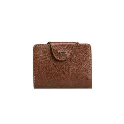 Sophisticated Leather ID Holder Wallet with Multiple Card Slots and Coin Storage - Très Elite