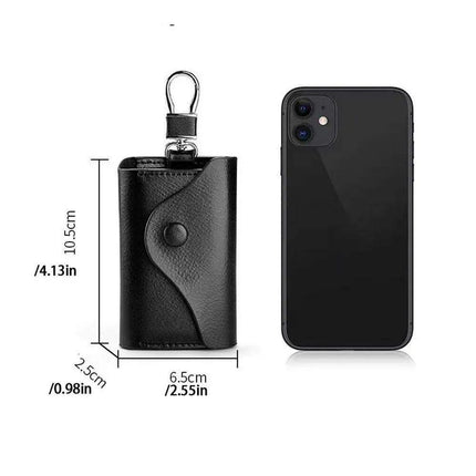 Sophisticated Leather Key Organizer and Wallet Combo..