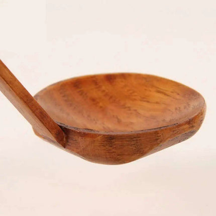 Sophisticated Long-Handled Wooden Spoon for Culinary Masterpieces and Ramen Delights - Très Elite