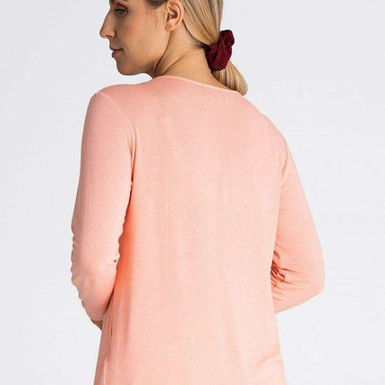 Sophisticated Long Sleeve V-Neck Top in Premium Viscose Blend