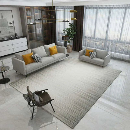 Sophisticated Modern Geometric Area Rug: Essential for Stylish Interiors..