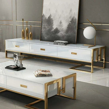 Sophisticated Multi-Functional TV Stand with Ample Storage - Très Elite