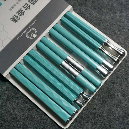 Sophisticated Non-Slip Sushi Chopsticks Set - 5 Pairs for Gourmet Dining - Très Elite