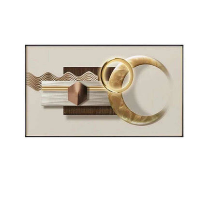 Sophisticated Nordic Gold Abstract Wall Art for Contemporary Spaces..