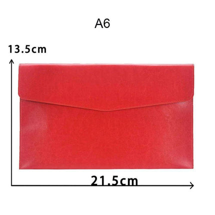 Sophisticated PU Leather Business Portfolio with Ample Storage..