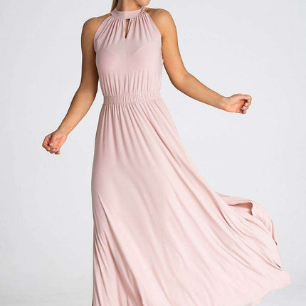 Sophisticated Pearl-Adorned Evening Gown for Elegant Events - Très Elite