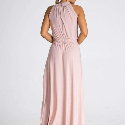 Sophisticated Pearl-Adorned Evening Gown for Elegant Events - Très Elite