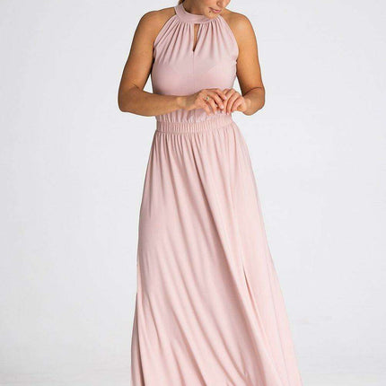Sophisticated Pearl-Adorned Evening Gown for Elegant Events - Très Elite