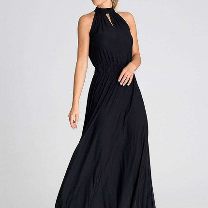 Sophisticated Pearl-Adorned Evening Gown for Elegant Events