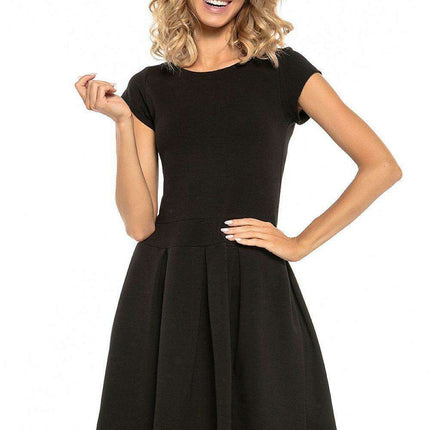 Sophisticated Pleated Daytime Dress - Très Elite