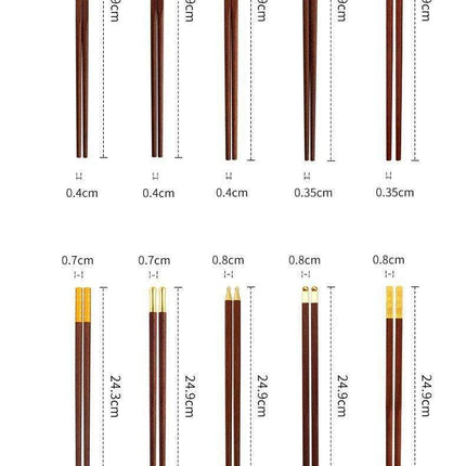 Sophisticated Ruby Bamboo Chopstick Collection - Transform Your Asian Dining Adventure - Très Elite