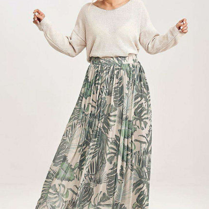 Sophisticated Ruched Mesh Maxi Skirt - Très Elite
