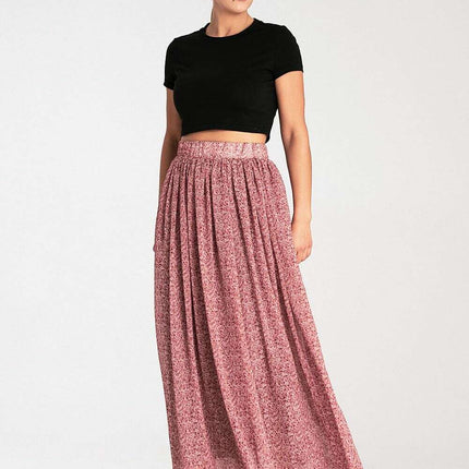 Sophisticated Ruched Mesh Maxi Skirt - Très Elite