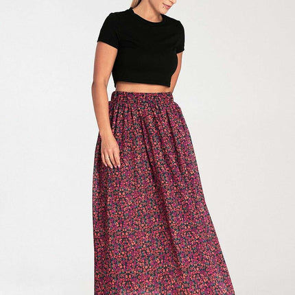 Sophisticated Ruched Mesh Maxi Skirt - Très Elite