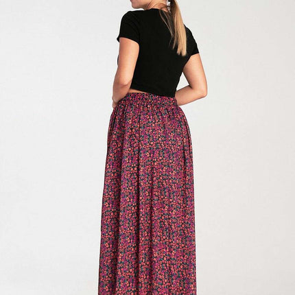 Sophisticated Ruched Mesh Maxi Skirt - Très Elite