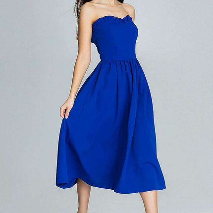 Sophisticated Ruffled Evening Gown for Celebratory Events - Très Elite