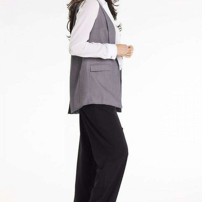 Sophisticated Shawl Collar Gilet for Women