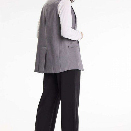 Sophisticated Shawl Collar Gilet for Women - Très Elite