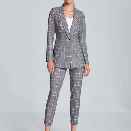 Sophisticated Shawl Collar Single-Button Blazer - Très Elite
