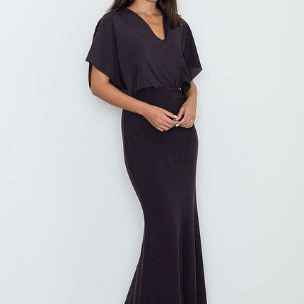 Sophisticated Sheer Evening Gown - Très Elite