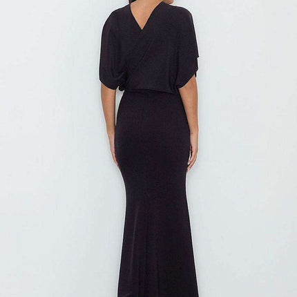 Sophisticated Sheer Evening Gown - Très Elite