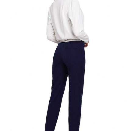 Sophisticated Silver Threaded Cigarette Pants - Très Elite
