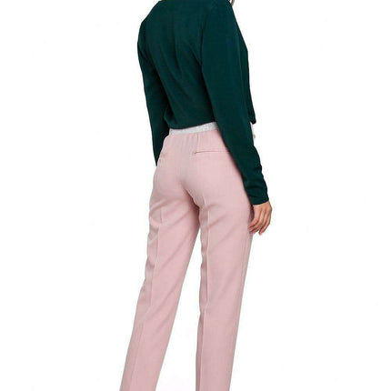 Sophisticated Silver Threaded Cigarette Pants - Très Elite