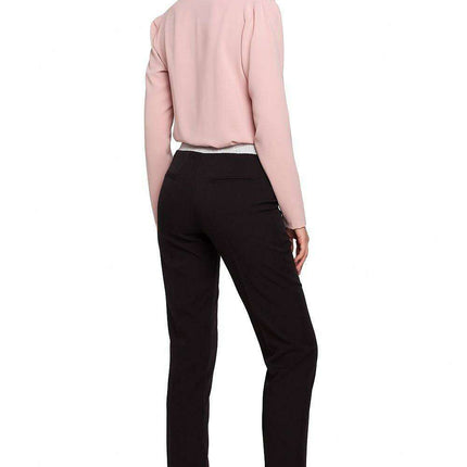 Sophisticated Silver Threaded Cigarette Pants - Très Elite