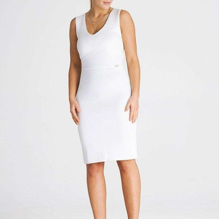 Sophisticated Sleeveless Foam Evening Dress - Très Elite