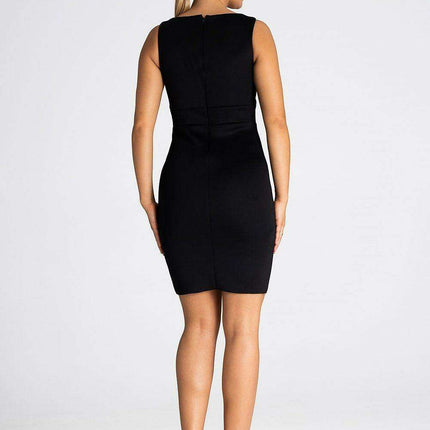 Sophisticated Sleeveless Foam Evening Dress - Très Elite