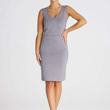 Sophisticated Sleeveless Foam Evening Dress - Très Elite